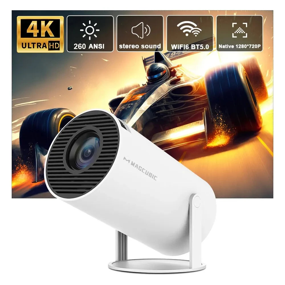 Magcubic HY300 Pro 4K Projector – Android 11, WiFi6, BT5.0, 260 ANSI, 1080P